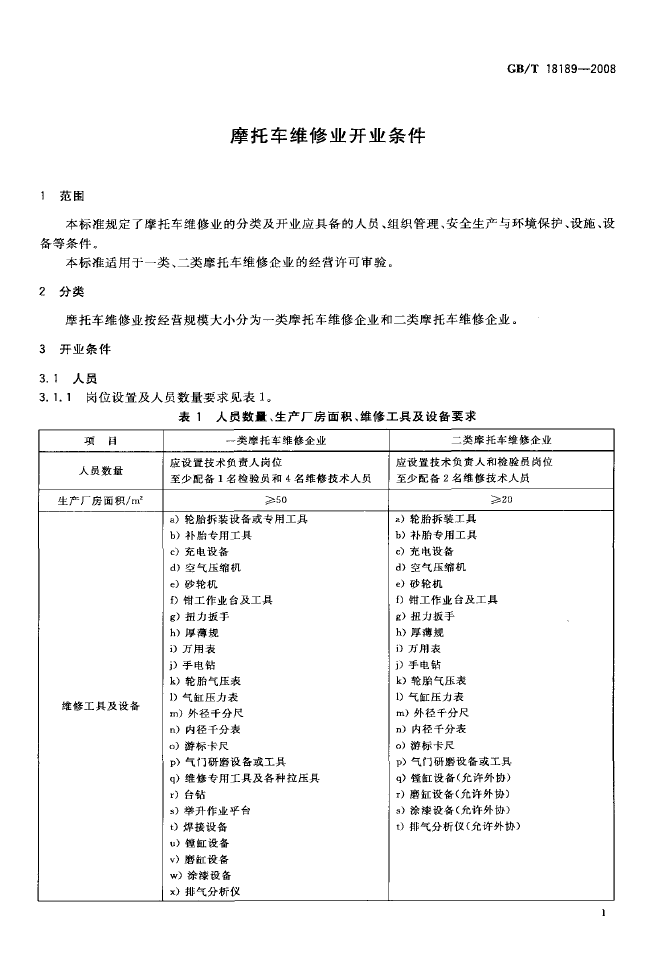 摩托车维修业开业条件(图3)