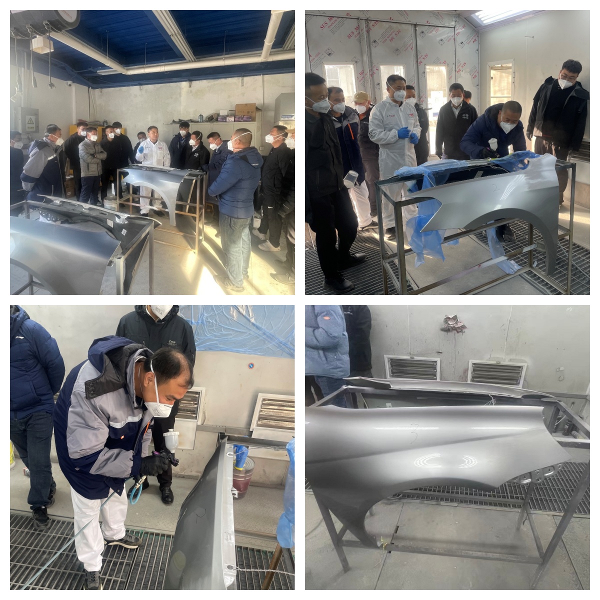 行业协会联动举办“车身局部补漆点喷技术培训”第三期完美收官(图7)